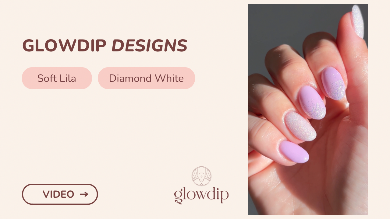 Soft Lila + Diamond White -  A fit for royalty